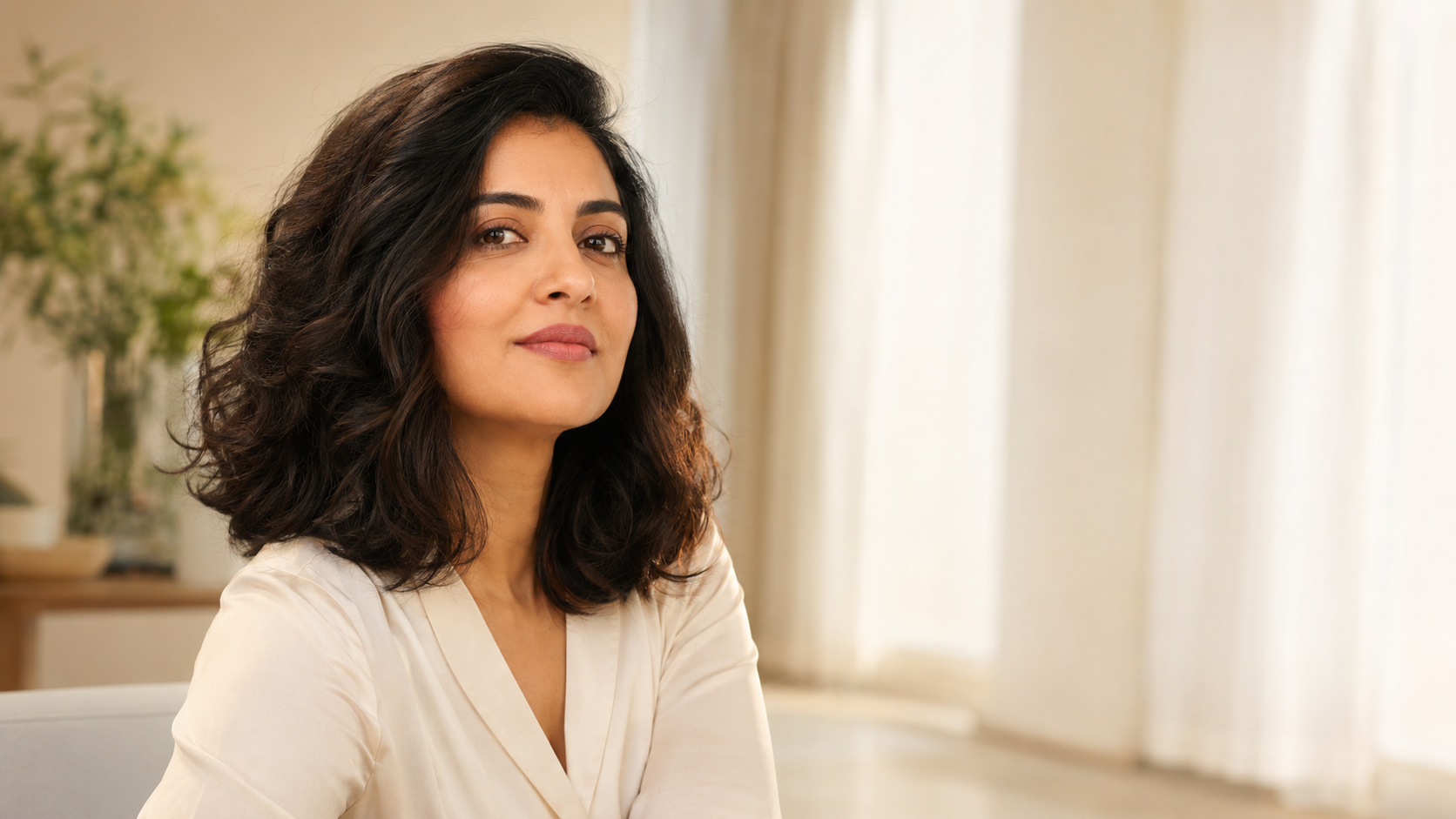 Confident woman enjoying an everyday moment